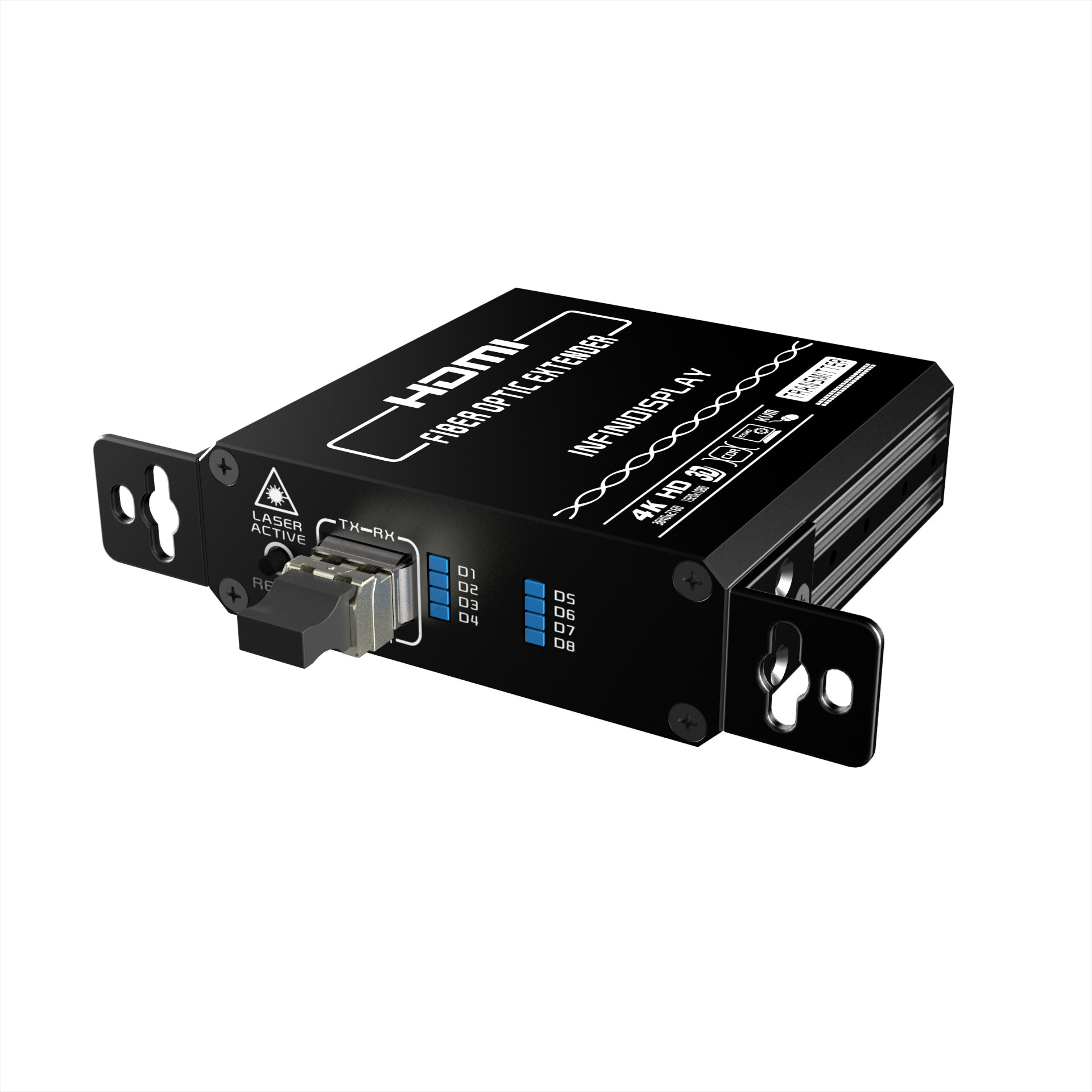 4K超高清HDMI KVM光纤延长器(超长距离)