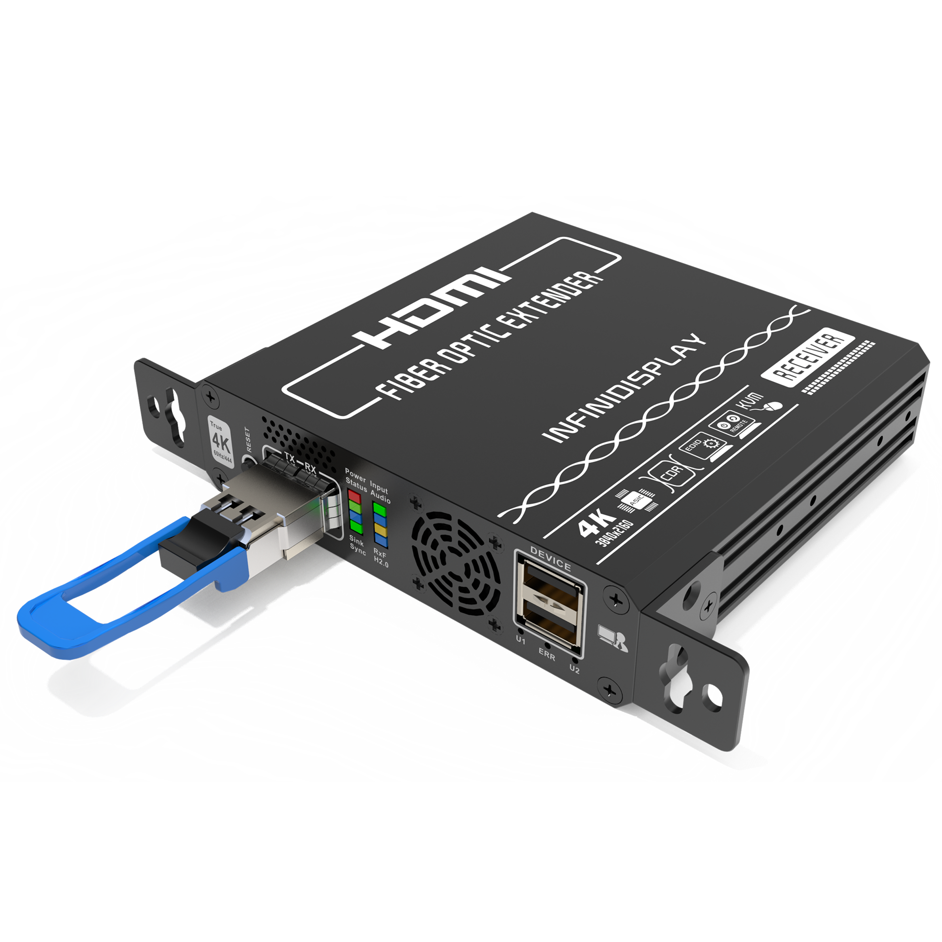 HDMI2.0 KVM超高清光纤延长器视图2